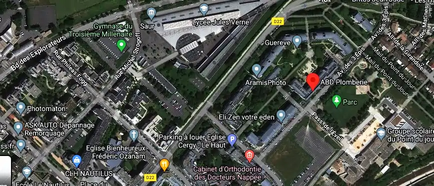 Devis plombier à Cergy