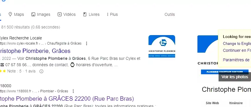 Christophe Plomberie à Grâces