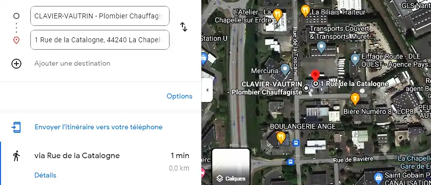 Devis plombier à La Chapelle-sur-Erdre