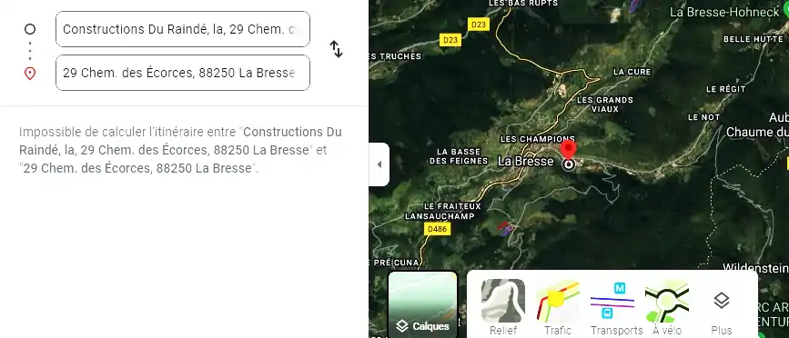 Constructions Du Raindé à La Bresse