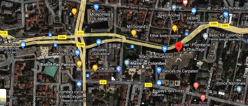 Devis plombier à Colombes